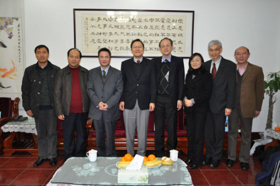 谢炳国院长接待新加坡三一神学院代表团 谢炳国院长接待新加坡三一神学院代表团